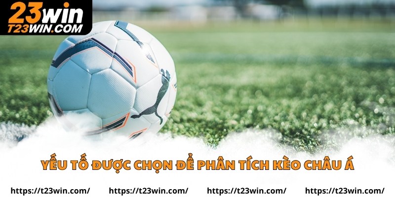 Yếu tố được chọn để phân tích kèo châu Á